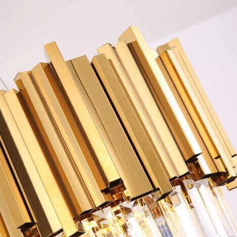 Candelabru Scaly Gold Matte 450, 9 surse de iluminare