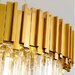 Candelabru Scaly Gold Matte 450, 9 surse de iluminare