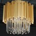 Candelabru Scaly Gold Matte 450, 9 surse de iluminare